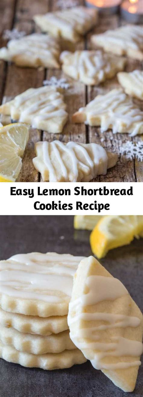 Easy Lemon Shortbread Cookies Recipe Mom Secret Ingrediets