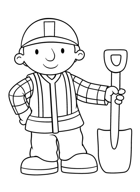 Bob The Builder Coloring Pages Printable Coloring Pages