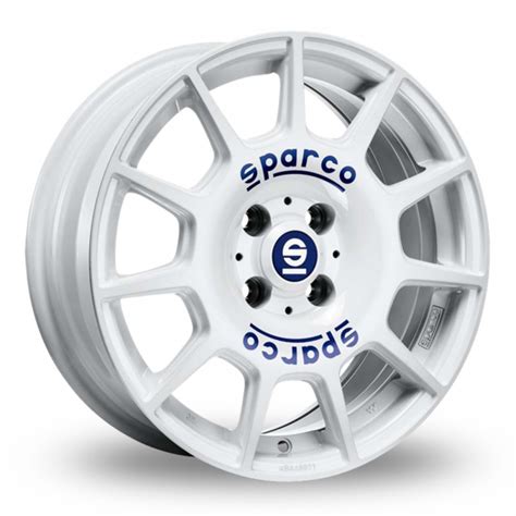 Sparco Terra White Blue 17 Alloy Wheels Wheelbase