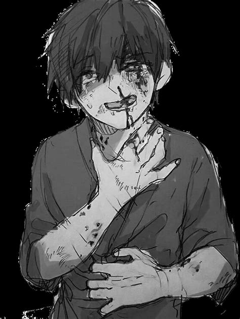 Png Anime Animeboy Sad Pain Edgy Gore Korkunç üzgün çocuk Emo Anime Hd