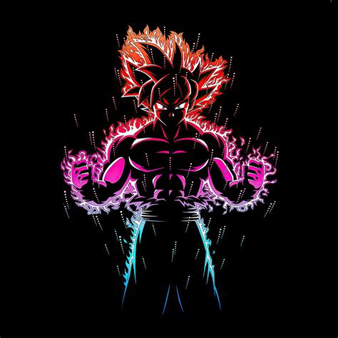 Ultra Instinct Goku Wallpaper 4k Black Background Dragon Ball Z