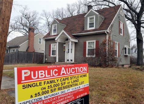 Springfield Set To Conduct Auction Of Tax Foreclosed Properties In