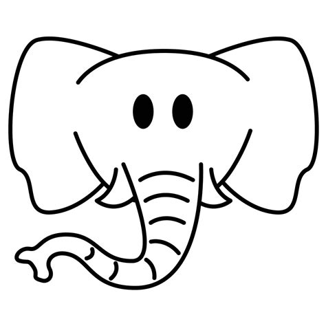Dibujo Para Colorear Elefante Dibujos Para Imprimir Gratis Img 23015