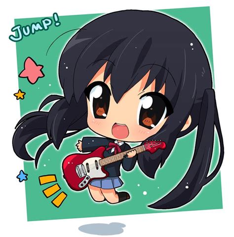 Nakano Azusa K On Anime Anime Chibi Anime Girls Azusa Nakano