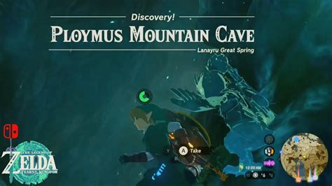 Legend Of Zelda Totk Exploring Another Ploymus Mountain Cave