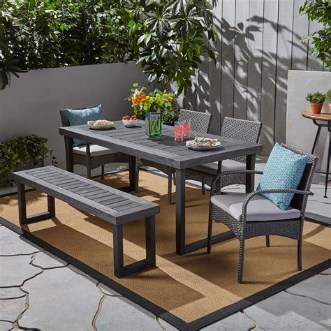 We did not find results for: Noble House Stillwater Grey 6-Piece Aluminum and Wicker ...