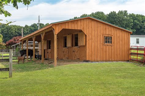 Horse Barn With Porch 12 X 48 The Shed Haus