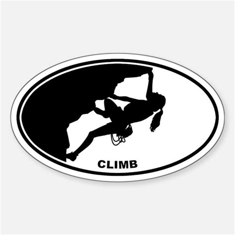 Rock Climbing Bumper Stickers Car Stickers Decals And More