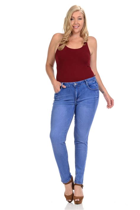 Sweet Look Premium Edition Womens Jeans Plus Size High Waist