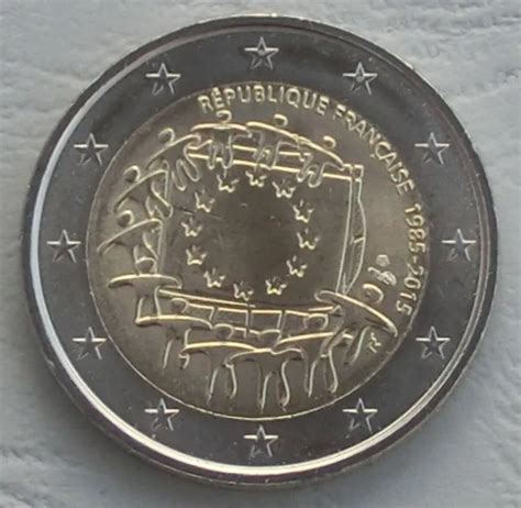 Monnaie CommÉmorative France 2015 30 Années Drapeau De Leurope
