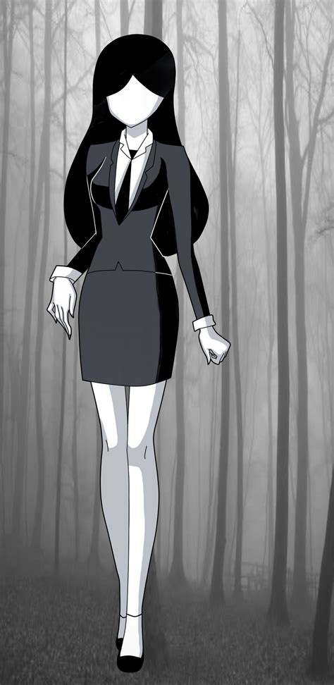 Creepypasta Girls Creepypasta Characters Yandere Slender Girl Anime Girl With Black Hair