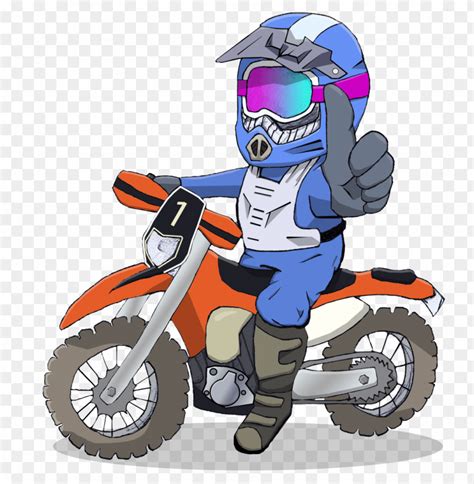 Download Image 1706997 Cartoon Dirt Bike Rider Png Free Png Images