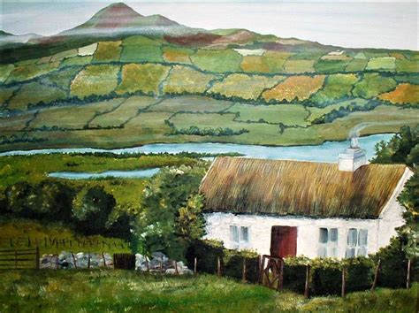 Ireland Mayo Cottage 8 X 10 Inch Print Irish Landscape Art