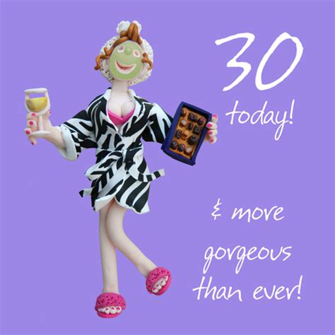 30th Birthday Female Greeting Card One Lump Or Two Range Cards Love