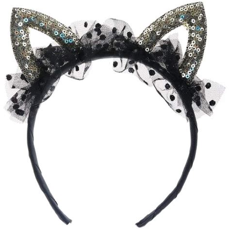 Sequined Cat Ear Headband Black You Can Find Out More Details At