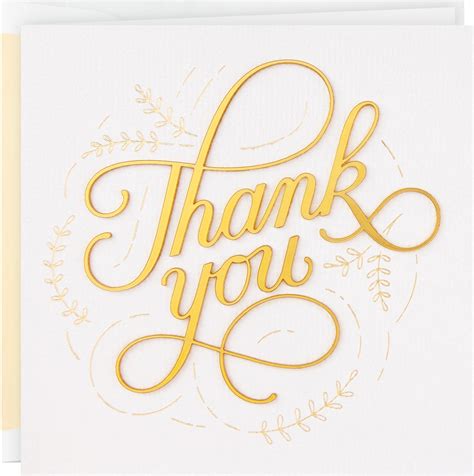 Hallmark Signature Thank You Greeting Card - Walmart.com