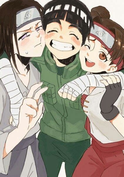 Nejitenten E Rock Lee ~ Teamtime Gai Anime Naruto Anime Chibi Tenten Naruto Fan Art Naruto