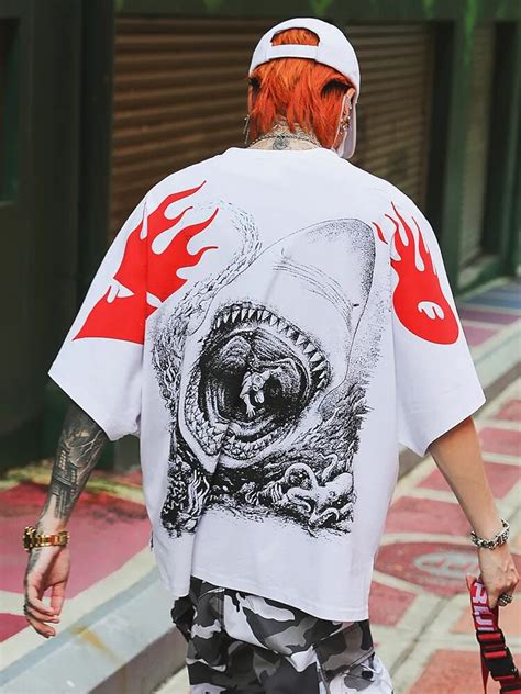 2019 Harajuku T Shirt Streetwear Men Oversize T Shirt Hip Hop Summer T Shirt Cotton Tops Tees