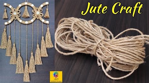 Diy Wall Hanging With Jute Rope Wall Decor Showpiece Making Using