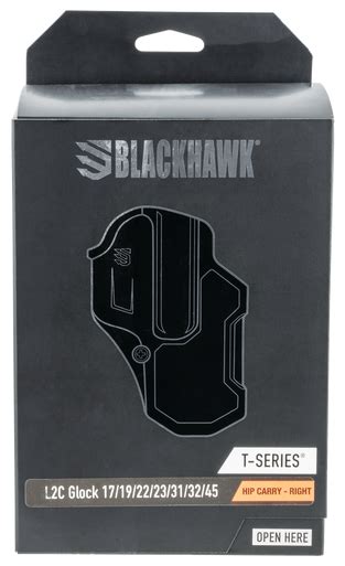 Blackhawk T Series Bhwk 410700bkr T Series L2c Glock 17 Black Rh