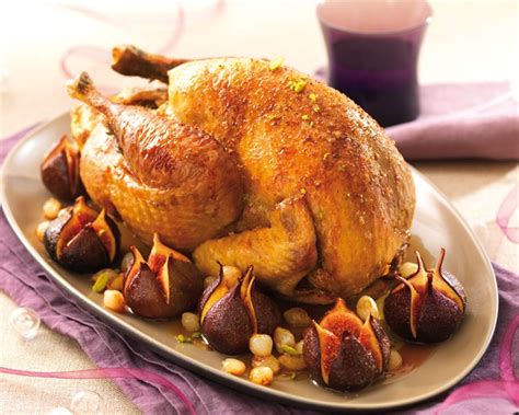Pintade chaponnée aux figues