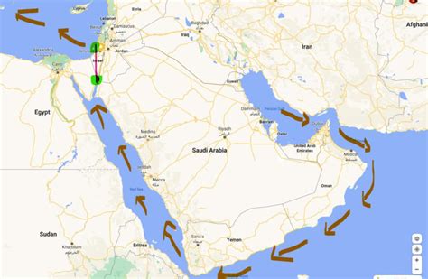 Large detailed map of ashkelon. Map of the UAE oil transfer to Europe and Asia through ...