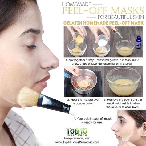 Homemade Peel Off Masks For Glowing Skin Peeloffmask Glowing Skin