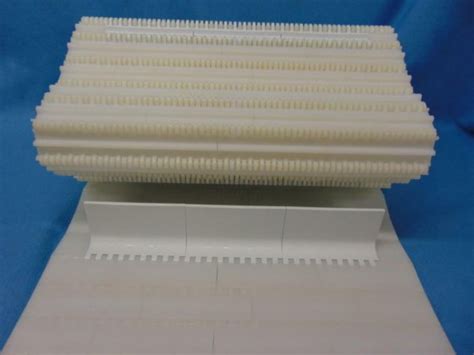 Intralox Flat Top Plastic Conveyor Belt W 3 Flights S800 219x10