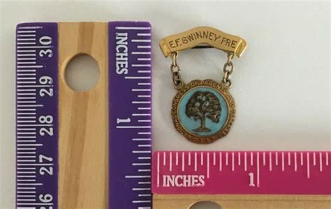 Vintage National Congress Of Teachers And Parents Pin Ef Swinney Pre A5