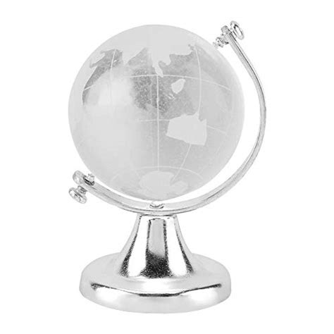 Crystal Globe Crystal Ball Glass Sphere Display Globe Glass Globe Round Earth World Map Ball