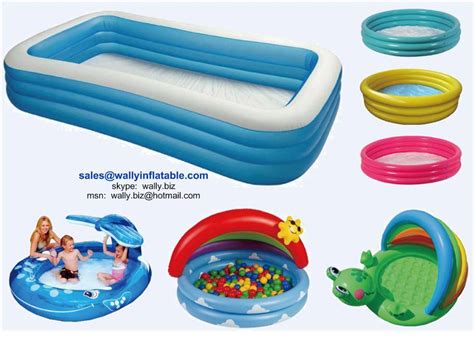 3 Ring Inflatable Swimming Pool For Kids Inflatable Baby Sunshade