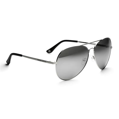 Aviator Chrome Mirrored Sunglasses — Scorpio Lamonte Eyewear
