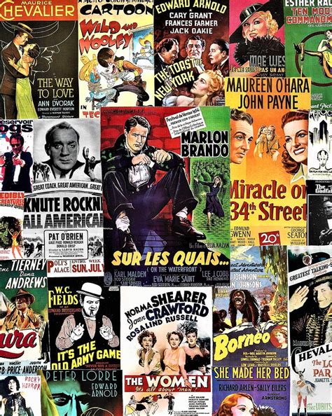 Classic Movie Collage Wallpaper