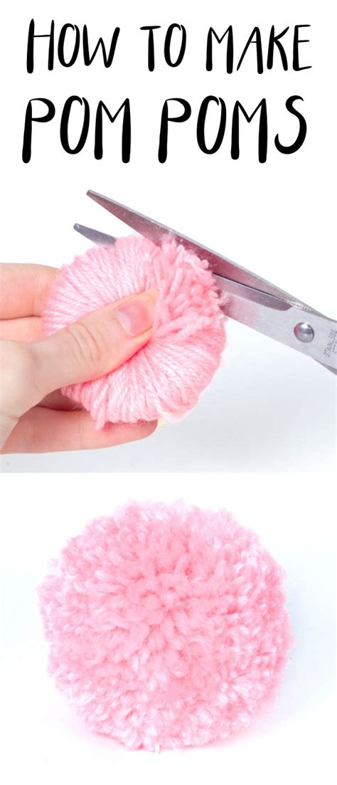 How To Make Pom Poms Easy Tutorial — Doodle And Stitch