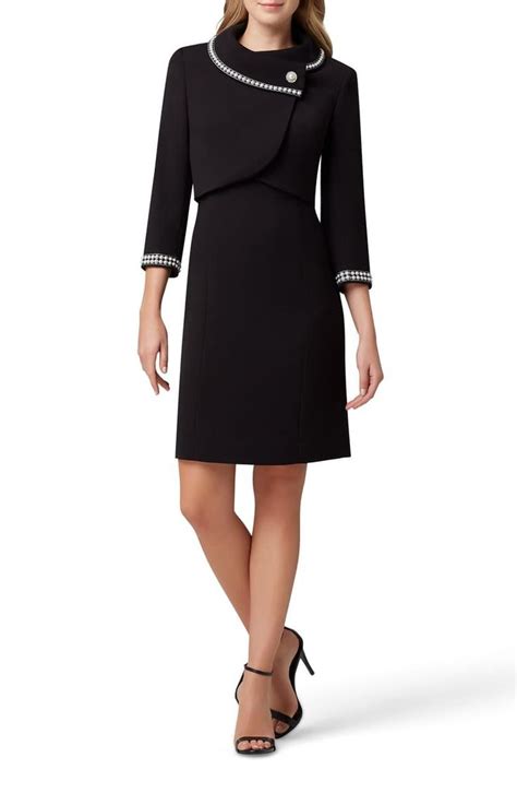 An Elegantly Simple Black Sheath Goes Easily From Professional To Party