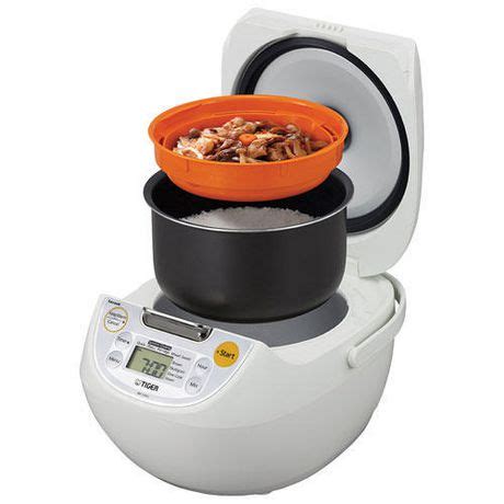 Tiger JBV S Series Micom Rice Cooker With Tacook Cooking Plate Cups