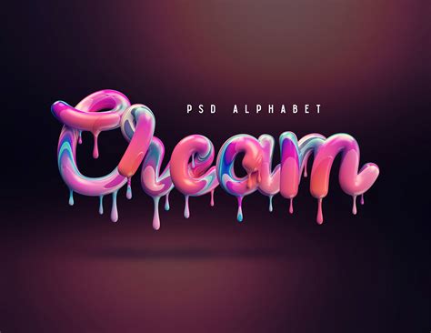 3d Letters And Fonts For Photoshop Gk Mockups Store