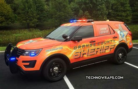 Orange County Sheriff Dept Interceptor Utility Police Cars Police