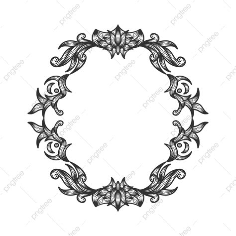 Elegant Ornamental Logo Vector Art Png Elegant Flowery Ornament Vector