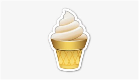 Soft Ice Cream Ice Cream Emoji Icecream Emoji Stickers Emojis De