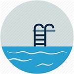 Pool Swimming Icon Vector Ladders Icons Ladder