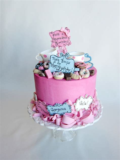 Delectable Cakes Most Stupendous Fancy Nancy Birthday Cake