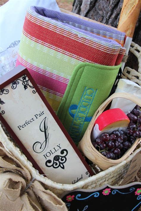 Newlywed Picnic Gift Basket And Free Printable Personal Creations