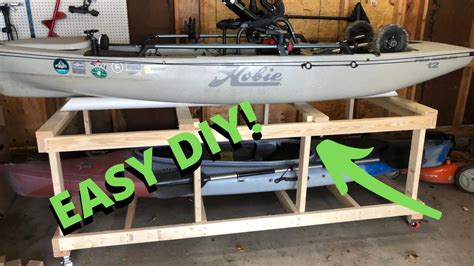 How To Make Your Own Rolling Double Kayak Stand Cheap And Easy DIY YouTube