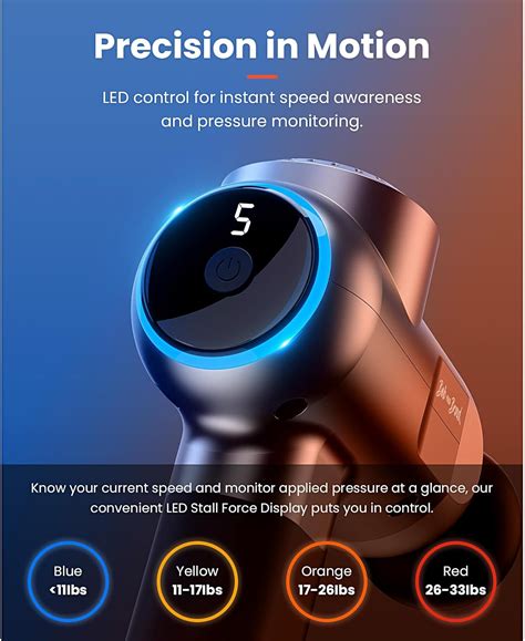 BOB AND BRAD Versatile Massage Gun with Heat and Cold Therapy