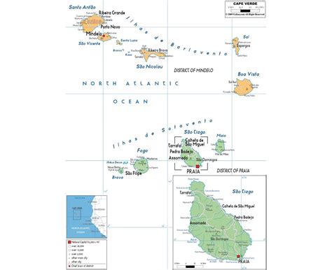 Maps Of Cape Verde Collection Of Maps Of Cape Verde Africa