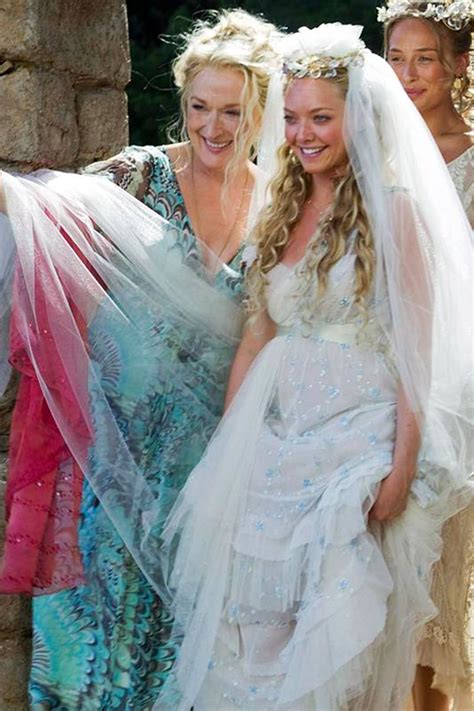 40 Iconic Movie Wedding Gowns In Photos Movie Wedding Dresses Mamma Mia Wedding Dress Mamma