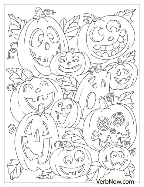 Free Halloween Coloring Pages For Download Printable Pdf Verbnow