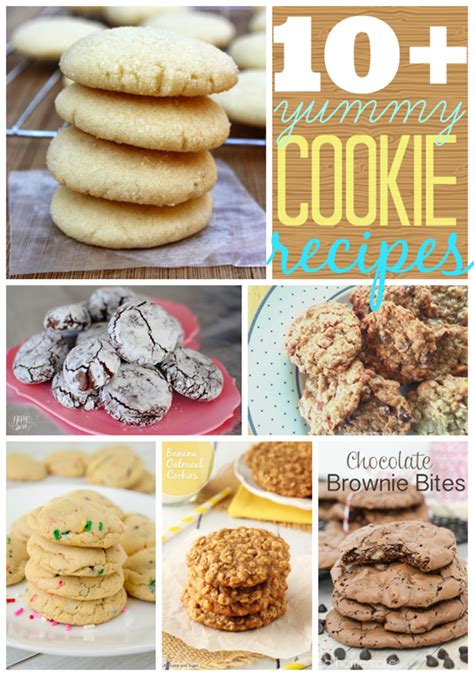 10 Yummy Cookie Recipes Delicious Cookie Recipes Cookie Recipes
