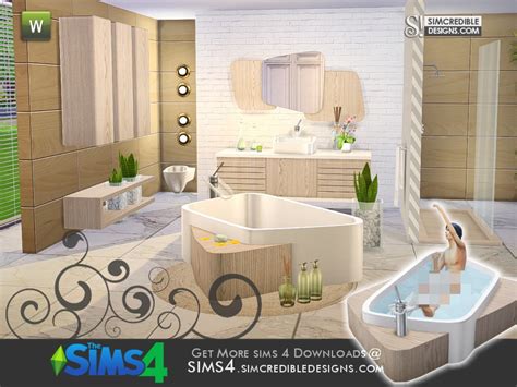 Onda Bathroom By Simcredible At Tsr Sims 4 Updates